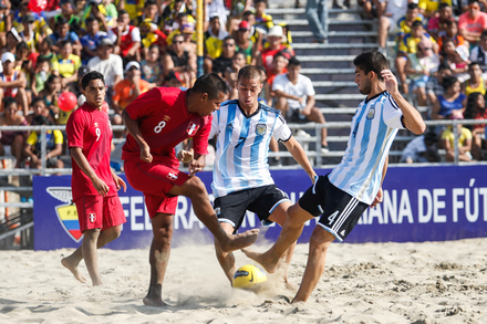 Argentina x Peru - Qualificau00e7u00e3o Mundial Praia 2015 (CONMEBOL) - Fase de Grupos Grupo B