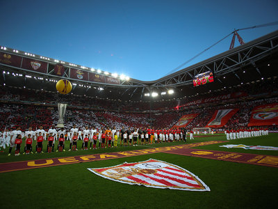 A 14 de maio, Benfica e Sevilla disputaram a Liga Europa