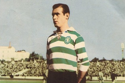 João Martins avançado do Sporting década 50
